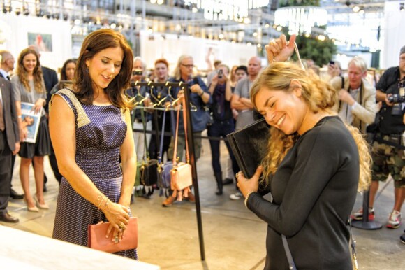 La princesse Mary de Danemark inaugurait le 8 août 2013 au Bella Center la fashion week d'été de Copenhague.