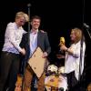Le prince Frederik de Danemark s'est vu remettre la bourse Polka Verner à Skanderborg, le 7 août 2013