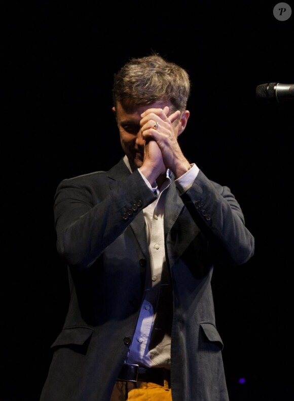 Le prince Frederik de Danemark s'est vu remettre la bourse Polka Verner à Skanderborg, le 7 août 2013