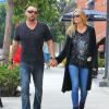 Heidi Klum et son petit-ami Martin Kirsten se promènent à Brentwood, le 10 août 2013.