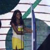 Gabrielle Douglas aux Teen Choice Awards 2013 au Gibson Amphitheatre de Los Angeles, le 11 août 2013.