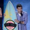 Logan Lerman aux Teen Choice Awards 2013 au Gibson Amphitheatre de Los Angeles, le 11 août 2013.