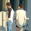 Anne Hathaway et son mari Adam Shulman vont dîner au restaurant à Los Angeles, le 11 août 2013.