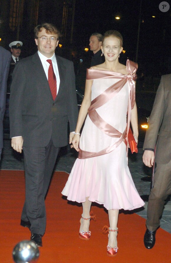 Le prince Friso d'Orange-Nassau et la princesse Mabel en novembre 2004 à La Haye.