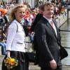 Le prince Friso d'Orange-Nassau et la princesse Mabel le 30 avril 2008, célébrant la Fête de la reine à Franeker.