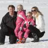 Le prince Friso d'Orange-Nassau et la princesse Mabel aux sports d'hiver à Lech, dans les Alpes autrichiennes, en février 2011, avant l'accident fatal du prince batave...