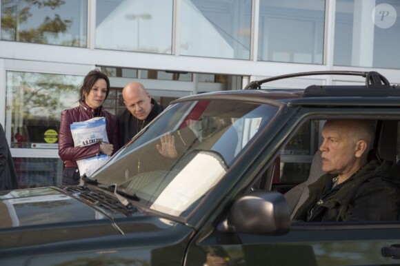 Mary-Louise Parker, Bruce Willis et John Malkovich dans Red 2.