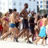 LeBron James tourne une pub pour Nike, le 16 août 2013 à Miami