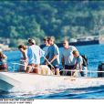  Lady Di et Dodi Al Fayed, vacances à Saint-Tropez en juillet 1997 