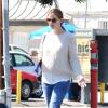 Jennifer Garner et son mari Ben Affleck se sont rendus chez le médecin à Santa Monica avant d'aller déjeuner en amoureux, le 17 août 2013