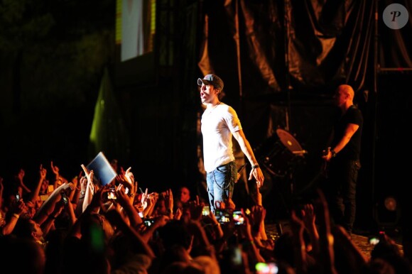 Enrique Iglesias en concert lors du festival Starlite à Marbella, le 17 août 2013.