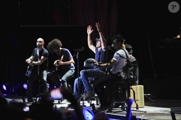 Enrique Iglesias en concert lors du festival Starlite à Marbella, le 17 août 2013.