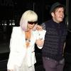 Lady Gaga et Perez Hilton à Los Angeles, le 8 mars 2009.