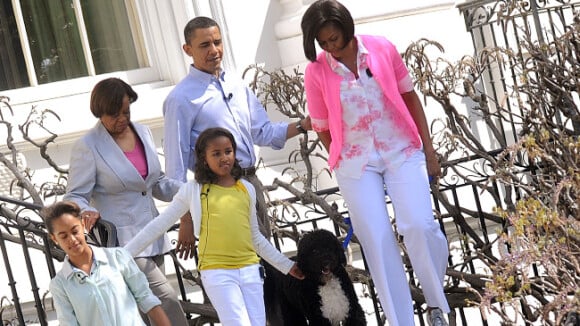 Barack et Michelle Obama : Un nouveau venu dans la famille présidentielle...