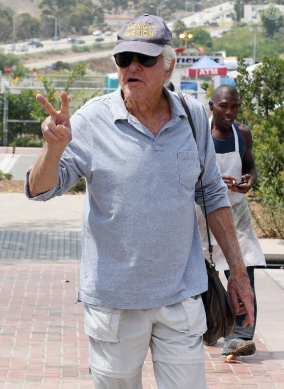 Dick Van Dyke à Malibu, en septembre 2012.