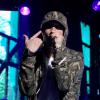 Eminem en concert pour l'anniversaire des 30 ans de la marque G-Shock. New York, le 7 août 2013.