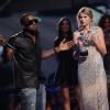 Kanye West et Taylor Swift lors des MTV Video Music Awards 2009.