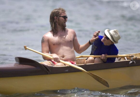 Exclusif - Charlize Theron en vacances à Hawaï, le 13 août 2013.
