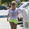 Britney Spears et son petit ami David Lucado vont au restaurant à Encino, le 25 août 2013.