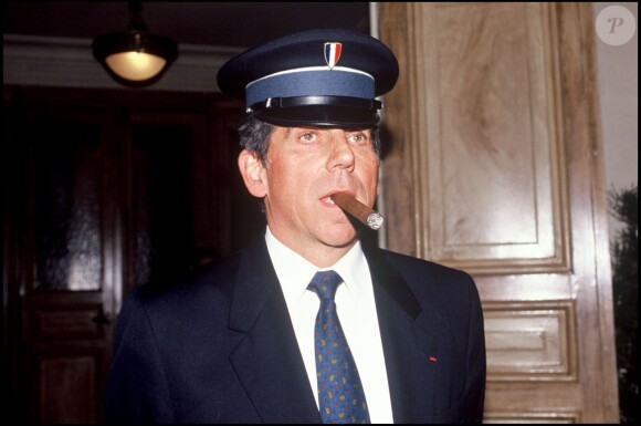 Pierre Huth à Paris le 21 décembre 1990. 