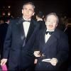 Pierre Huth et Popeck à Paris le 1er février 1993.