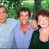Pierre Huth, Bernard Montiel et Régine à Saint-Tropez en 1994. 