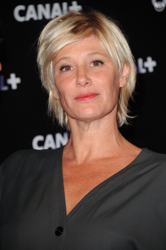Maïtena Biraben lors de la soirée de rentrée Canal + organisée à Paris, le 28 août 2013