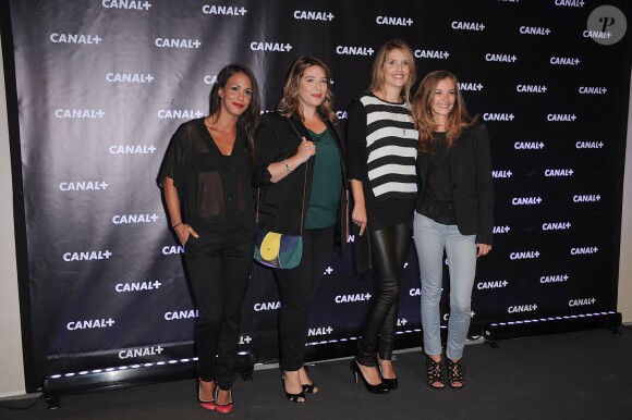 Les WorkinGirls lors de la soirée de rentrée Canal + organisée à Paris, le 28 août 2013
