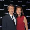 Antoine De Caunes et Daphné Roulier lors de la soirée de rentrée Canal + organisée à Paris, le 28 août 2013