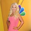 Christina Aguilera à la soirée de présentation de la grille de programme NBC Universal Summer TCA Press Tour, au Beverly Hilton Hotel à Los Angeles, le 27 juillet 2013.