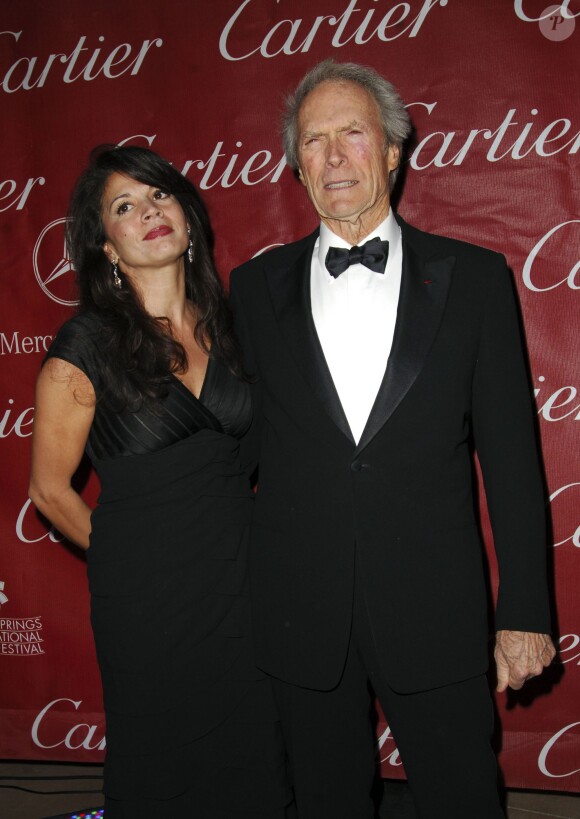 Clint Eastwood et Dina à Palm Springs, le 6 janvier 2009.