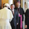 Le roi Abdallah II de Jordanie, accompagné au Vatican par son épouse la reine Rania, était reçu en audience par le pape François le 29 août 2013 pour évoquer ensemble les relations de leurs deux Etats et le travail de paix au Proche-Orient.