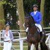 Athina Onassis et son mari Alvaro de Miranda Neto prenaient part au Jumping de Gijon et se sont montrés complices et détendus le 28 août 2013.