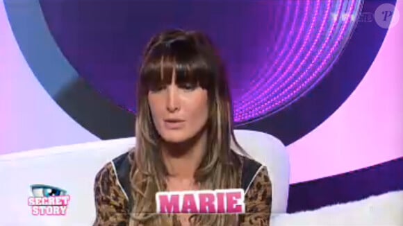 Marie dans la quotidienne de Secret Story 7 sur TF1 le vendredi 30 août 2013