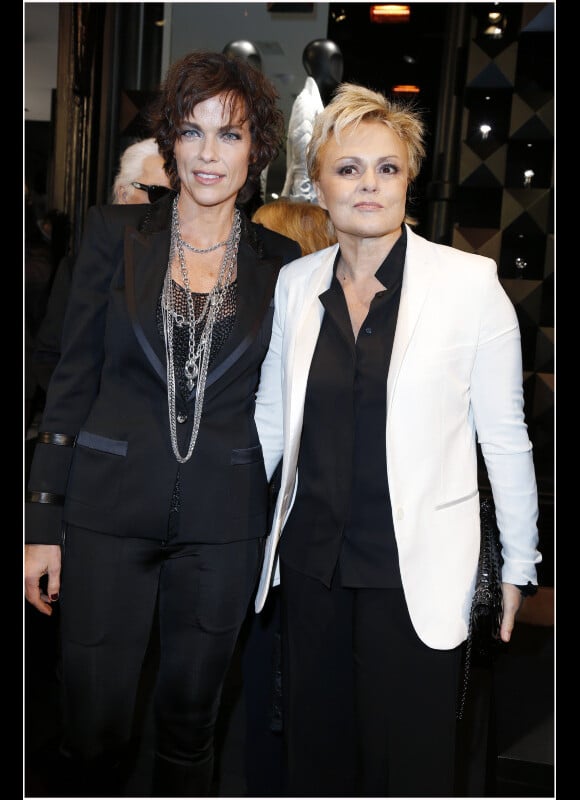 Muriel Robin et Anne Le Nen le 28 février 2013 à Paris.