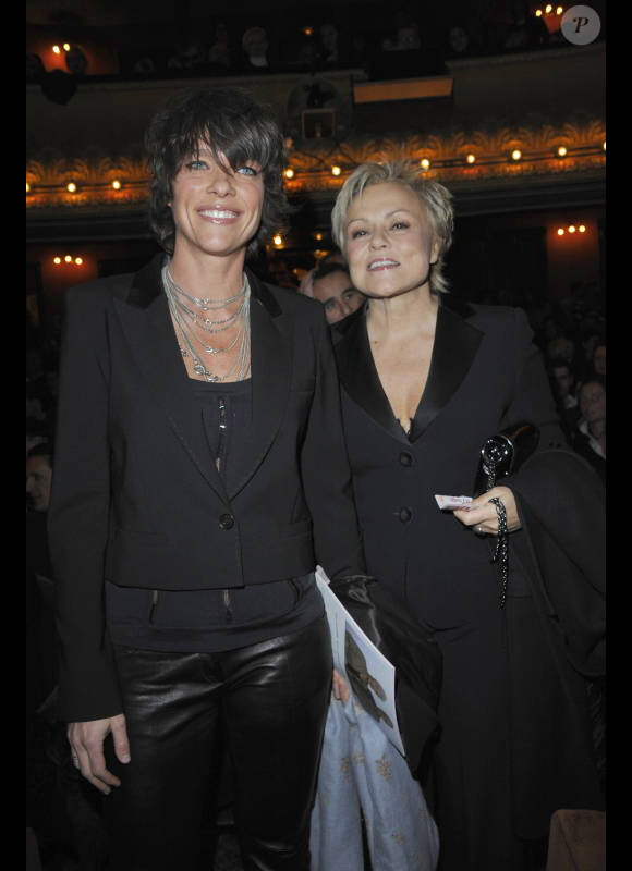 Anne Le Nen et Muriel Robin, le 5 mars 2012 à Paris.