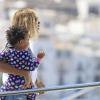 Beyoncé et sa fille Blue Ivy en vacances a Ibiza, le 1er septembre 2013.