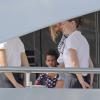 Beyoncé et sa fille Blue Ivy à Ibiza en Espagne, le 1er septembre 2013.