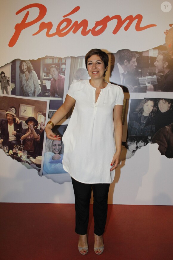 Valérie Benguigui lors de la présentation du film Le Prénom à Paris le 23 avril 2012