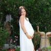 Tammin Sursok, enceinte, prend la pose à Bervely Hills. Le 2 septembre 2013.