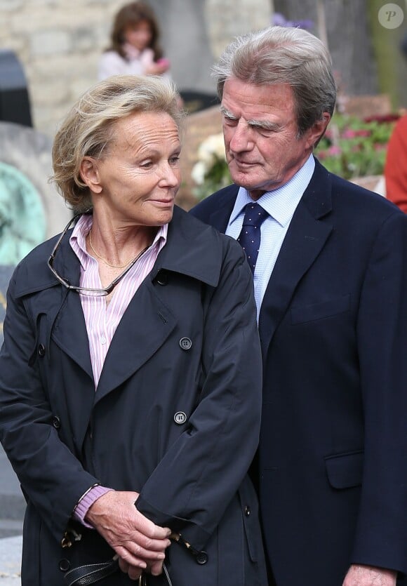 Christine Ockrent et Bernard Kouchner à Paris, le 15 avril 2013.