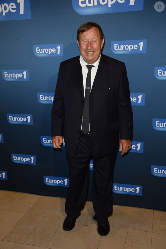 Guy Roux lors de la conférence de presse de rentrée d'Europe 1 à la Maison de la Mutualité à Paris, le 4 septembre 2013