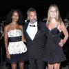 Virginie Silla, Luc Besson et sa fille Shanaa Besson (dont la mère est Maïwenn) lors du Festival de Cannes le 22 mai 2011