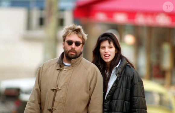 Luc Besson et Maïwenn à Paris le 8 décembre 1992