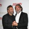 Luc Besson et Pierre-Ange Le Pogam lors de la soirée Variety à Cannes le 15 mai 2009
