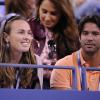 Martina Hingis et David Tosas Ros, son nouveau boyfriend, assistent à l'US Open le 4 septembre 2013.