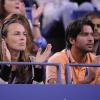 Martina Hingis et David Tosas Ros, son nouveau boyfriend, à l'US Open le 4 septembre 2013.