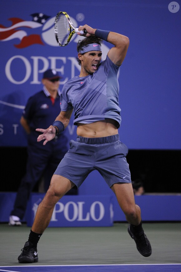 Rafael Nadal à l'US Open le 4 septembre 2013.