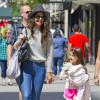 Katie Holmes et Suri Cruise en sortie à New York, le 6 septembre 2013.