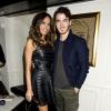 Kevin Jonas accompagné de son épouse Danielle Deleasa, lors de la présentation de la collection H&M à New York, le samedi 7 septembre 2013.